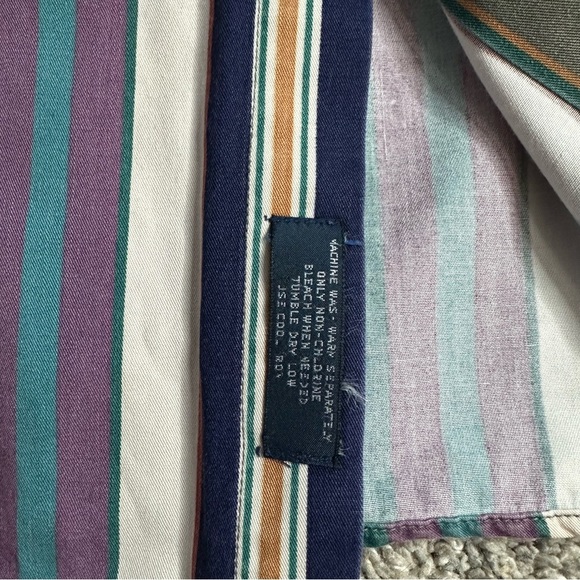Gant Salty Dog Striped Poplin Button Down Grunge Y2K Shirt 90’s Vintage XL - Picture 5 of 10